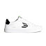 Womens leisure shoes Cariuma SALVAS White Leather Black Logo Sneaker