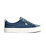 Womens leisure shoes Cariuma OCA Low Shadow Blue Canvas Mirage Blue Suede Sneaker