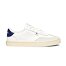 Womens leisure shoes Cariuma TOCA White Diamond Leather Smoke White Suede Blue Accents Sneaker