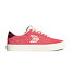 Dámské volnočasové boty Cariuma NAIOCA Watermelon Suede Ivory Logo Ruby Wine Sneaker