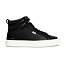 Womens leisure shoes Cariuma OCA Therma High Black Premium Leather Sneaker