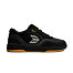 Mens leisure shoes Cariuma UBA PRO Black Suede and Mesh Silver Cloud Logo Sneaker