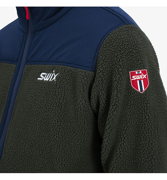 Mens sweatshirt Swix Blizzard Midlayer Jacket M