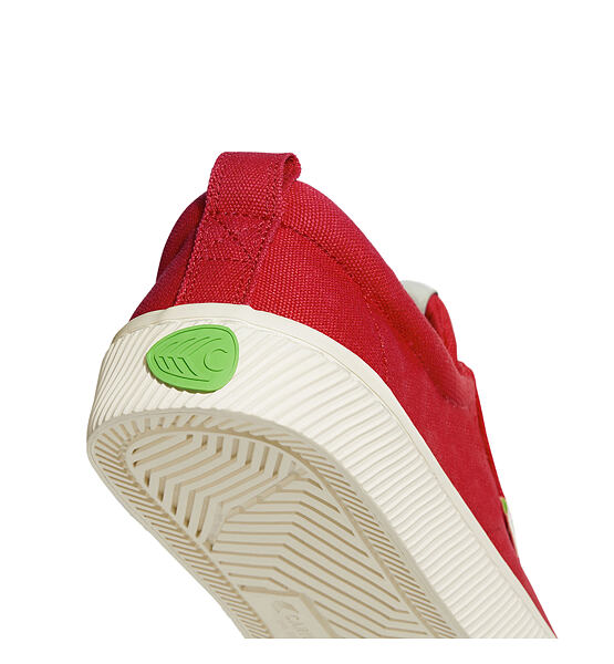 Dámské volnočasové boty Cariuma OCA Low Red Canvas Sneaker