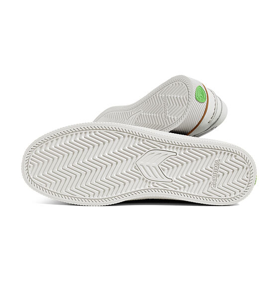 Pánské volnočasové boty Cariuma Mare Boat Shoe White Premium Leather