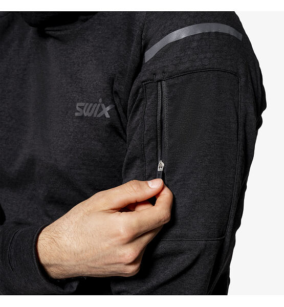 Mens functional sweatshirt Swix Pace Midlayer Hooded M