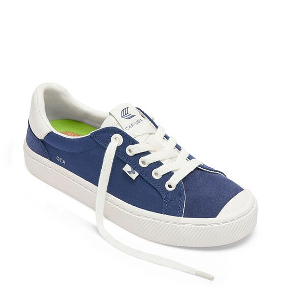 Pánské volnočasové boty Cariuma OCA 2.0 Nylon and Suede Bright Navy
