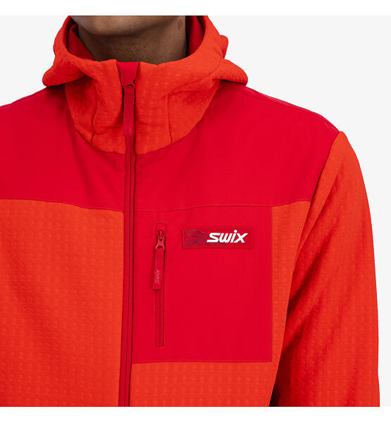 Mens jacket Swix Surmount Stormfleece Hood Jacket M
