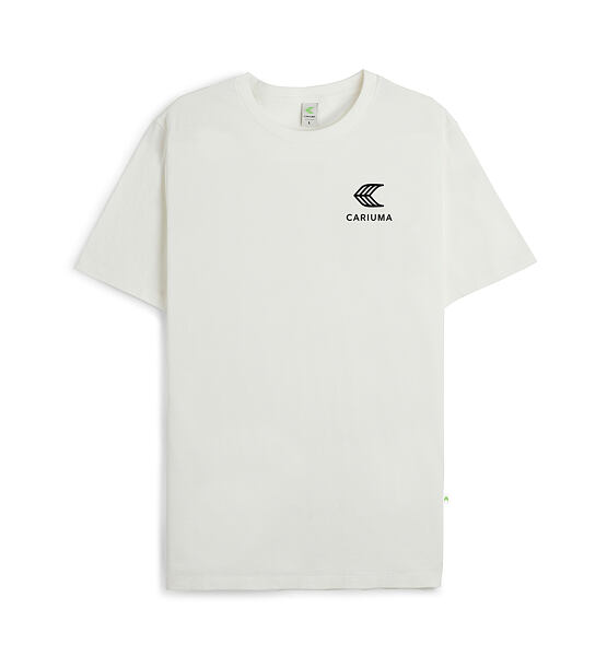 Triko Cariuma T-Shirt Off-White with Small Black Logo