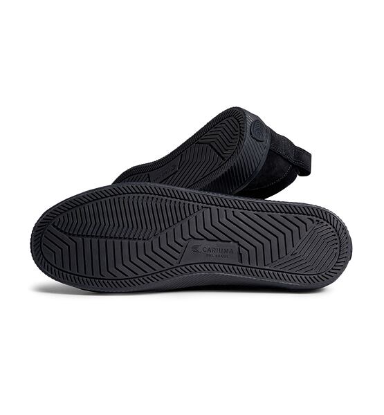 Pánské volnočasové boty Cariuma OCA Low All Black Suede Sneaker