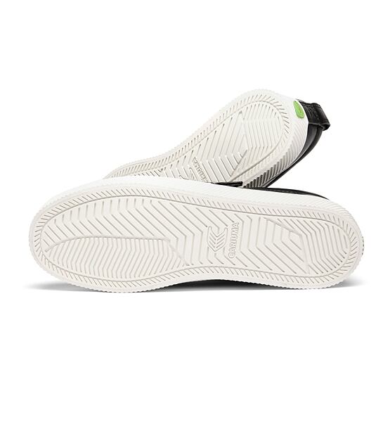 Pánské volnočasové boty Cariuma OCA Mary Jane Black Napa Leather Sneaker