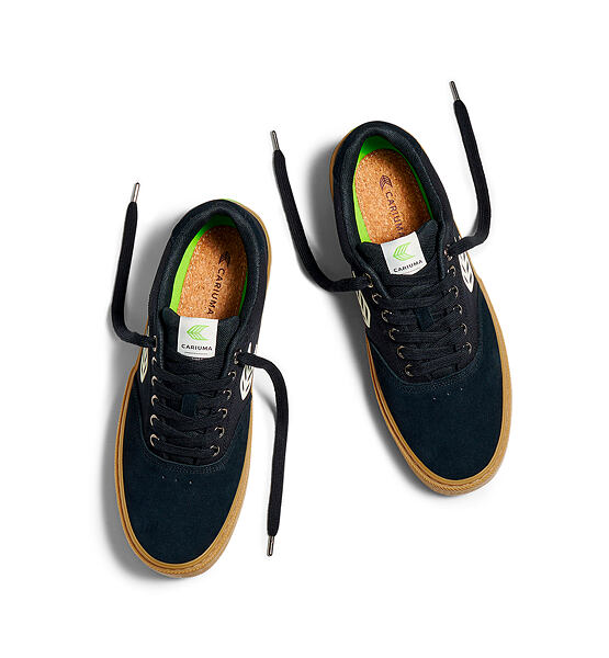 Pánské volnočasové boty Cariuma NAIOCA PRO Suede and Canvas Gum Black