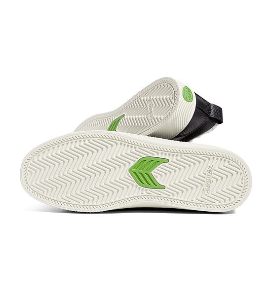 Pánské volnočasové boty Cariuma OCA Therma Low Black Premium Leather Sneaker