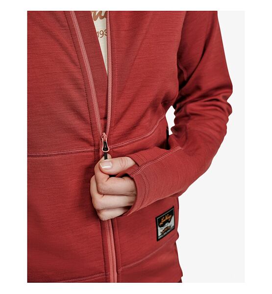 Womens merino sweatshirt Lundhags Tived Merino Full Zip W