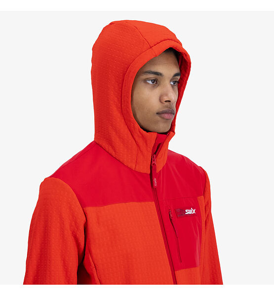 Mens jacket Swix Surmount Stormfleece Hood Jacket M