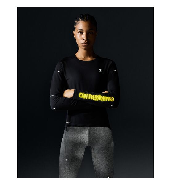 Womens running shirt On Performance Long-T Lumos