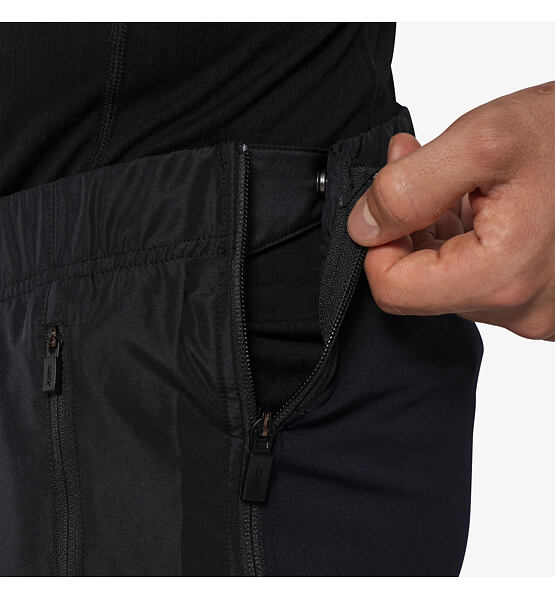 Mens cross-country ski pants Swix Infinity Hybrid Wind Full Zip Pants M