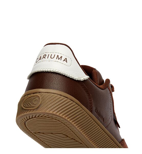 Pánské volnočasové boty Cariuma TOCA Coffee Brown Diamond Leather Brown Suede Sneaker