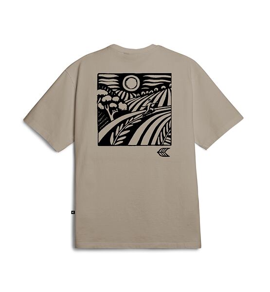 Unisex tričko Cariuma T-Shirt Black with Small Green Logo