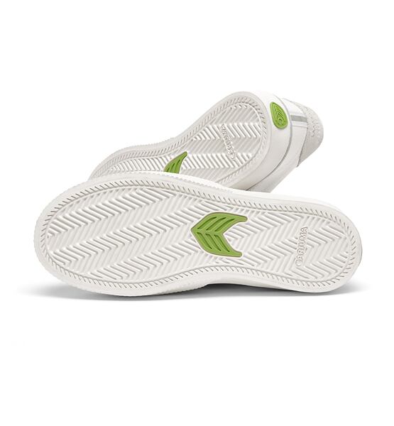 Dámské volnočasové boty Cariuma NAIOCA PRO Stripe Suede and Canvas Smoke White