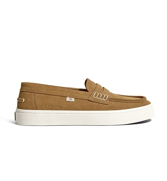 Mens leisure shoes Cariuma CAJU Loafer Camel Suede