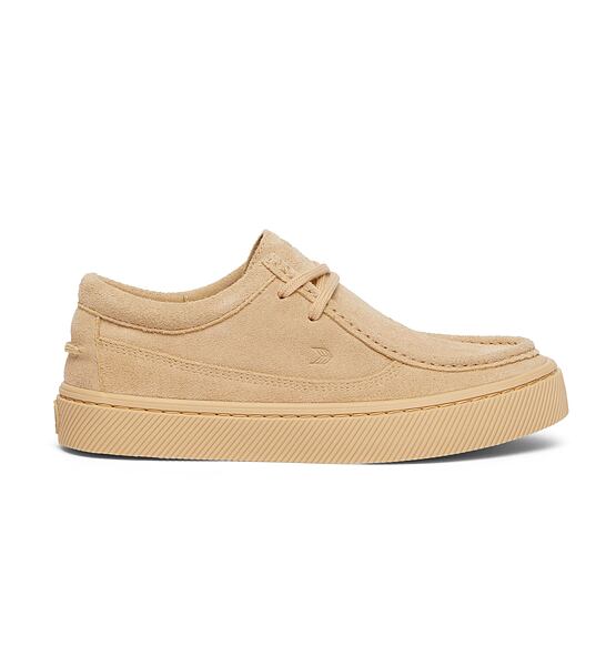 Mens leisure shoes Cariuma TECO All Latte Suede Sneaker