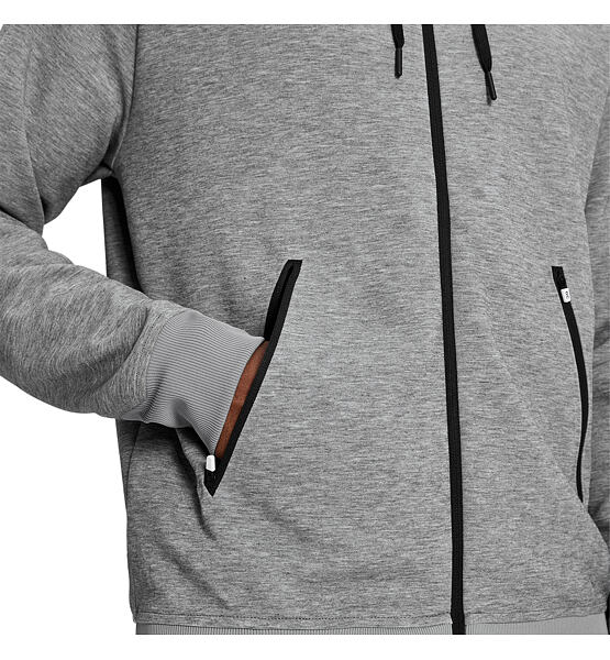 Mens sweatshirt On Zipped Hoodie