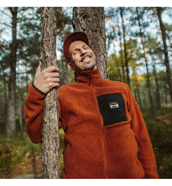 Mens merino sweatshirt Lundhags Flok Wool Ms Pile