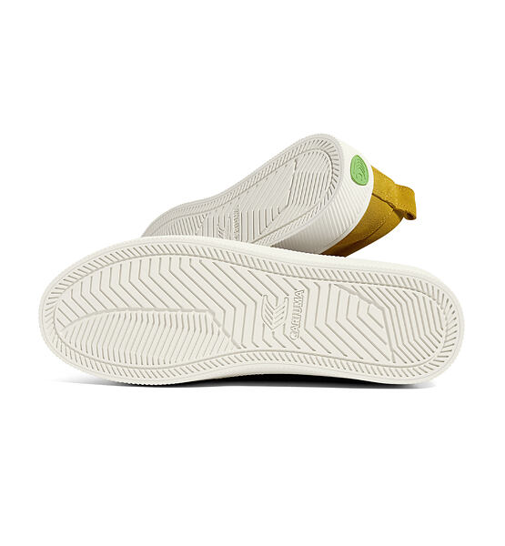 Dámské volnočasové boty Cariuma OCA Low Lemon Curry Suede Sneaker