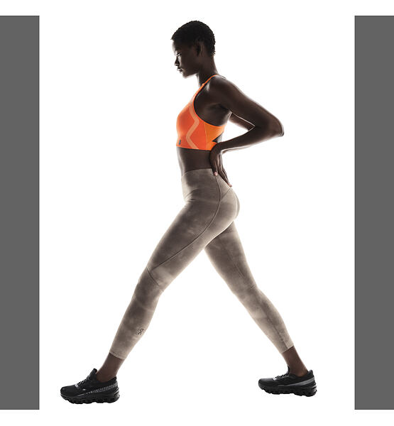 Womens Running Pants On Performance Tight 7/8 AOP