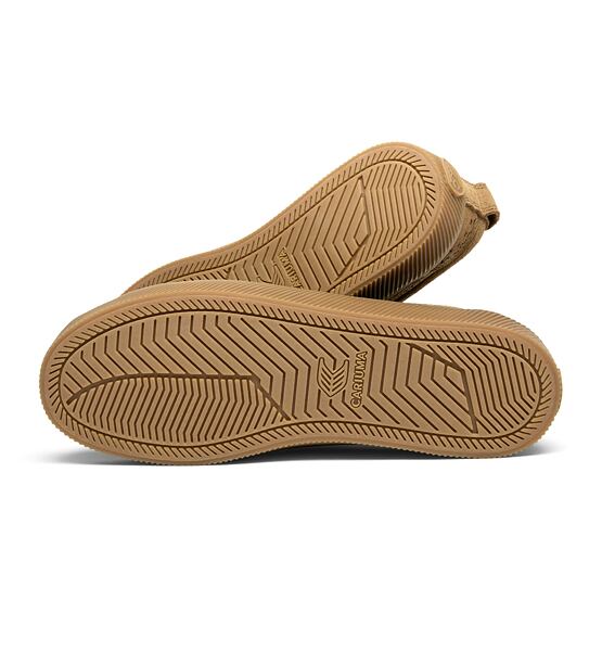 Dámské volnočasové boty Cariuma OCA Low All Camel Suede Embroidered Sneaker