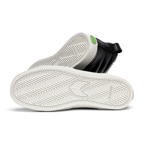 Pánské volnočasové boty Cariuma OCA Therma High Black Premium Leather Sneaker