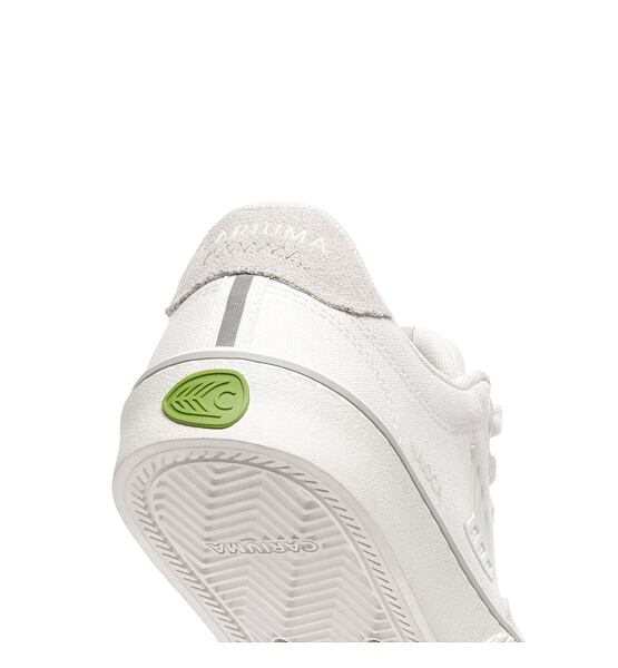 Dámské volnočasové boty Cariuma NAIOCA PRO Stripe Suede and Canvas Smoke White