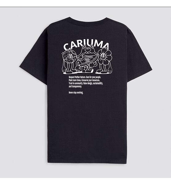 Cariuma T-Shirt Black Care for your People