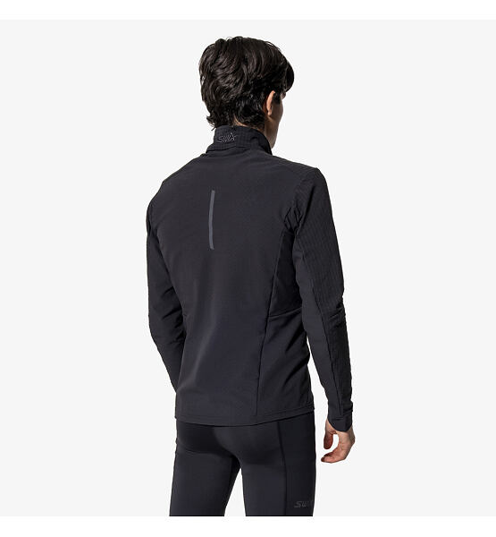 Mens functional sweatshirt Swix Pace Hybrid Full Zip Midlayer M