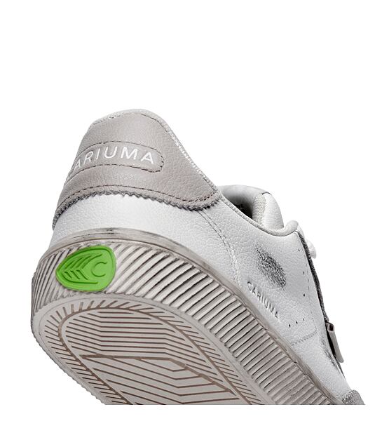 Pánské volnočasové boty Cariuma TOCA Vintage Warm White Diamond Leather and Suede Sneaker