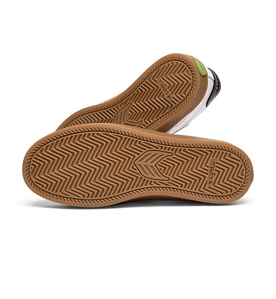 Pánské volnočasové boty Cariuma SALVAS Leather Gum Warm White Black Logo