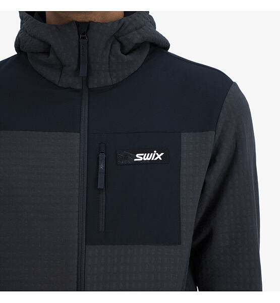 Mens jacket Swix Surmount Stormfleece Hood Jacket M