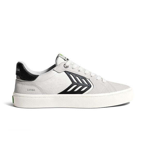 Womens leisure shoes Cariuma CATIBA PRO 2.0 Suede and Cordura Smoke White