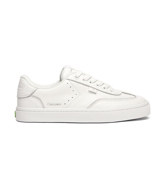 Womens leisure shoes Cariuma TOCA White Diamond Leather Sneaker