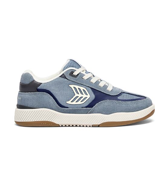 Mens leisure shoes Cariuma C25 Skategoat PRO Suede and Mesh Mirage Blue