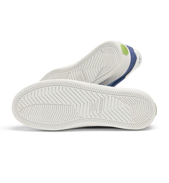 Mens leisure shoes Cariuma OCA 2.0 Nylon and Suede Bright Navy