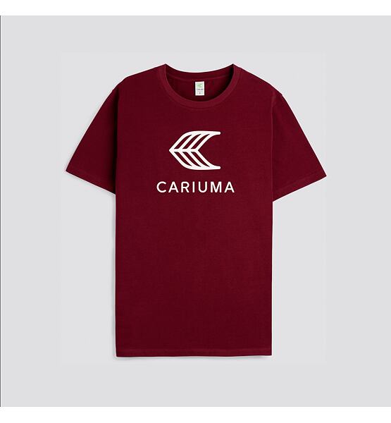 Cariuma T-Shirt Burgundy with Off-White Logo