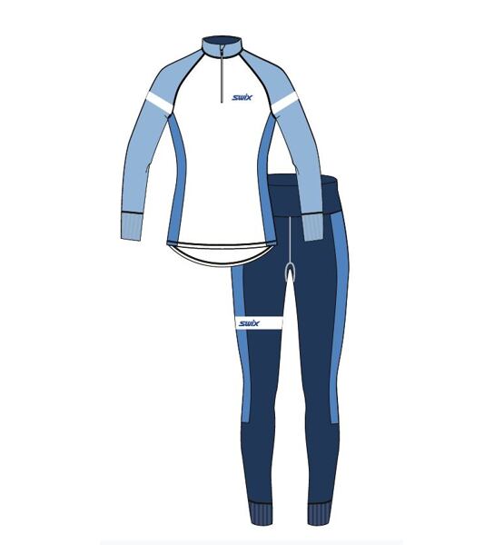 Womens jumpsuit Swix Focus 2-pcs Skisuit W
