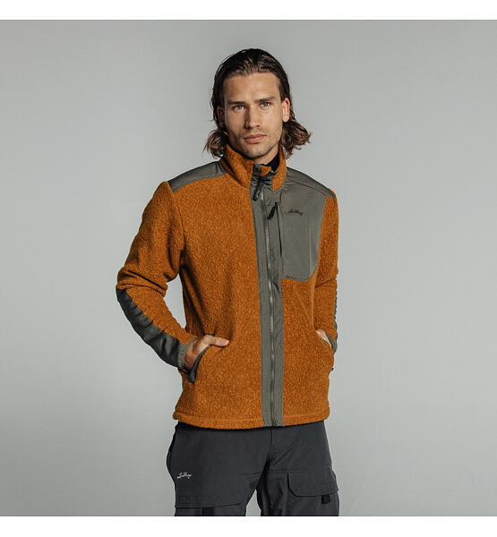 Mens jacket Lundhags Saruk Wool Pile Mid Full Zip M