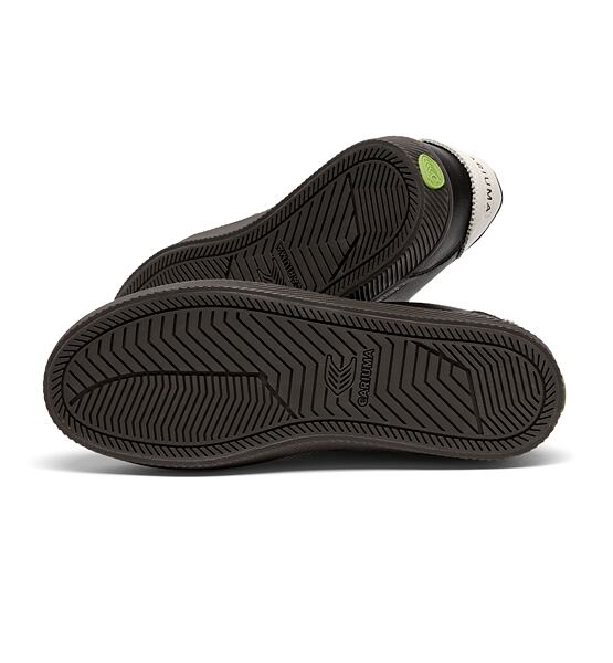 Pánské volnočasové boty Cariuma TOCA Soft Grain Leather and Suede Teak Black