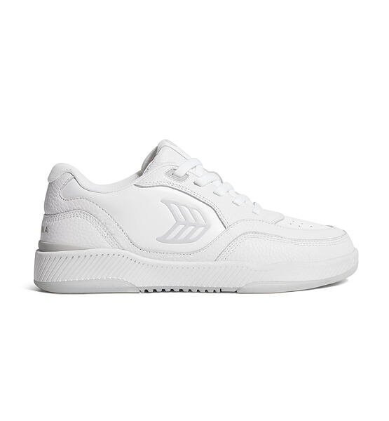 Mens leisure shoes Cariuma UBA White Premium Leather Ice Logo Sneaker