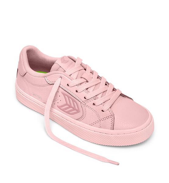 Womens leisure shoes Cariuma SALVAS All Bright Rose Premium Leather Sneaker