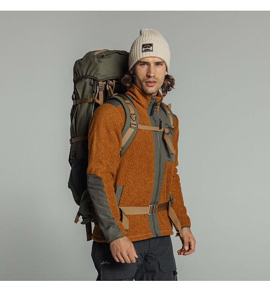 Mens jacket Lundhags Saruk Wool Pile Mid Full Zip M