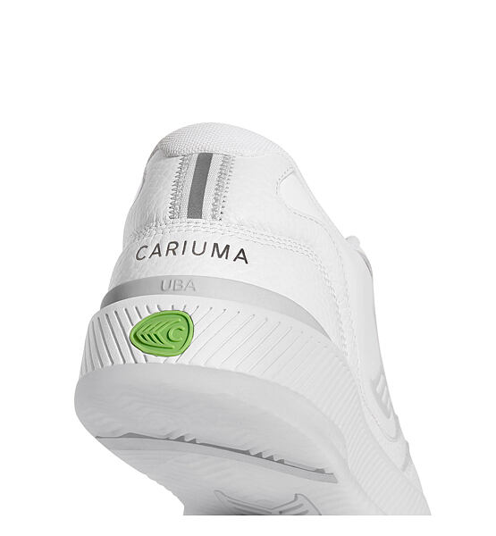 Pánské volnočasové boty Cariuma UBA White Premium Leather Ice Logo Sneaker